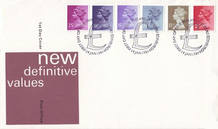 1981 Definitive First Day Cover from Collect GB Stamps