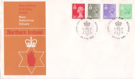 1982 Definitive First Day Cover from Collect GB Stamps