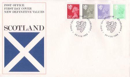 1982 Definitive First Day Cover from Collect GB Stamps
