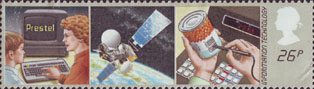 Information Technology 26p Stamp (1982) Modern Technological Aids