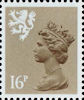 Regional Definitive - Scotland 16p Stamp (1983) Drab