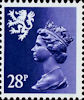 Regional Definitive - Scotland 28p Stamp (1983) Deep Violet Blue