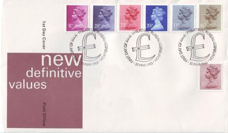 1983 Definitive First Day Cover from Collect GB Stamps