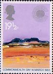 Commonwealth Day 19.5p Stamp (1983) Desert
