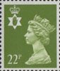 Regional Definitive - Northern Ireland 22p Stamp (1984) Yellow Green