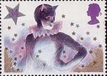 Christmas 1985 34p Stamp (1985) Pantomime Cat
