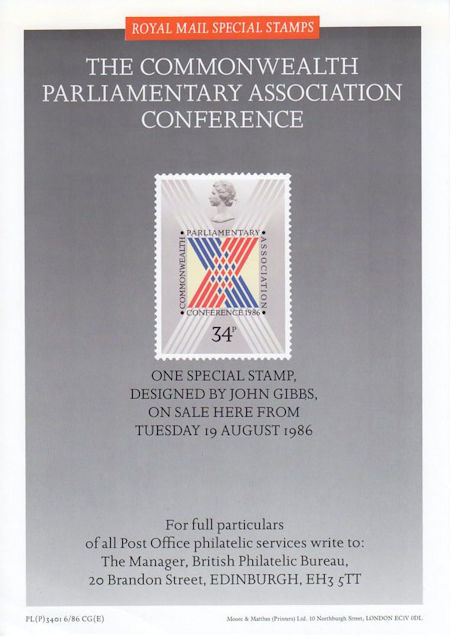 The Commonwealth Parliamentary Conference (1986)