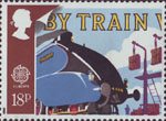 Transport and Communications 18p Stamp (1988) Mallard and Mailbags on Pick-up Arms