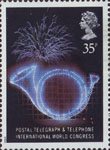Anniversaries 35p Stamp (1989) Posthorn (26th Postal, Telegraph and Telephone International Congress, Brighton)