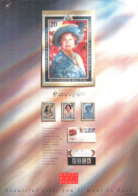90th Birthday of Queen Elizabeth the Queen Mother