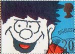 Greetings Booklet Stamps. 'Smiles' 20p Stamp (1990) Dennis the Menace