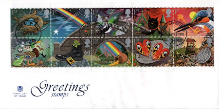 Greetings Booklet Stamps 'Good Luck' (1991)