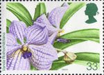 Orchids 33p Stamp (1993) Vanda Rothschildiana