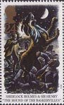 Sherlock Holmes 24p Stamp (1993) The Hound of the Baskervilles