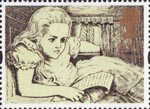 Greetings - Messages 1st Stamp (1994) Alice (Alice in Wonderland)