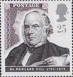 Communications 25p Stamp (1995) Hill and Penny Black