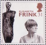 20th Century Women of Achievment 31p Stamp (1996) Dame Elisabeth Frink (sculptress)