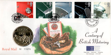 1996 Medal and Coin Covers from Collect GB Stamps