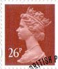 Definitive 26p Stamp (1996) Red-Brown