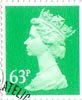 Definitive 63p Stamp (1996) Light Emerald