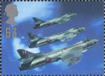 Architects of the Air 63p Stamp (1997) Sir Sidney Camm and Hawker Hunter FGA Mk9