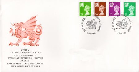1997 Regional First Day Cover from Collect GB Stamps