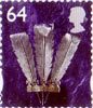 Regional Definitive - Wales 64p Stamp (1999) Prince of Wales Feathers
