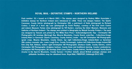 Regional Definitive - Northern Ireland (2001)