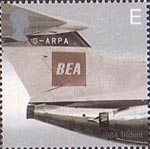 Airliners E Stamp (2002) Trident (1964)
