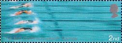 The Friendly Games 2nd Stamp (2002) Swimming