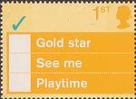 Occasions 2003 1st Stamp (2003) 'Gold star, See me, Playtime'