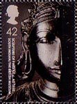 British Museum 42p Stamp (2003) Sculpture of Parvati, South Indian, c. AD1550