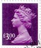 Definitive £3.00 Stamp (2003) Deep Mauve