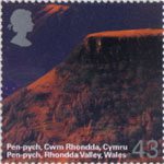 A British Journey - Wales 43p Stamp (2004) Pen-pych, Rhondda Valley