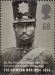 The Crimean War 68p Stamp (2004) Sgt. Maj. Poole, Royal Sappers and Miners, Defensive Line, Battle of Inkerman