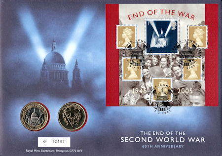 2005 Medal and Coin Covers from Collect GB Stamps
