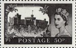The Castles Definitives 50p Stamp (2005) Windsor Castle