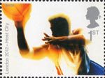 London's Successful Bid for Olympic Games, 2012 1st Stamp (2005) Basketball