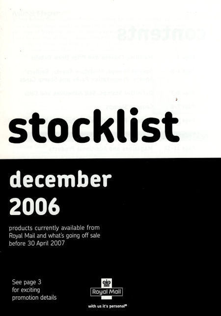 2006 Stock Lists from Collect GB Stamps