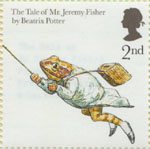 Animal Tales 2nd Stamp (2006) The Tale of Jeremy Fisher' from Beatrix Potter's books
