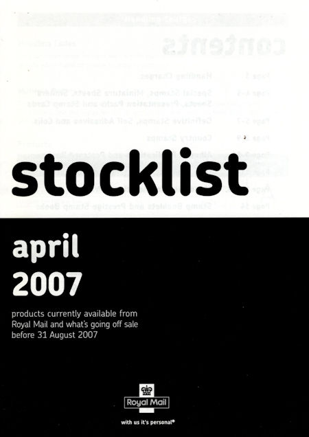 2007 Stock Lists from Collect GB Stamps