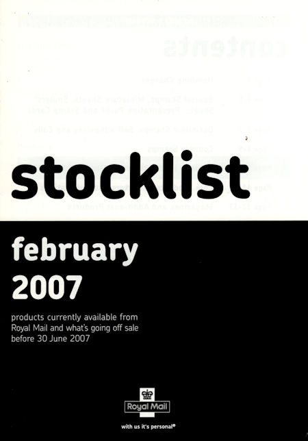 2007 Stock Lists from Collect GB Stamps