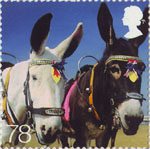 Beside the Seaside 78p Stamp (2007) Donkey Rides