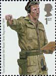 British Army Uniforms 1st Stamp (2007) Tank Commander from Second World War