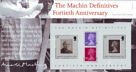 The Machin Definitives Fourtieth Anniversary 2007