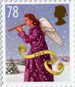 Christmas 2007 78p Stamp (2007) Angel playing Flute