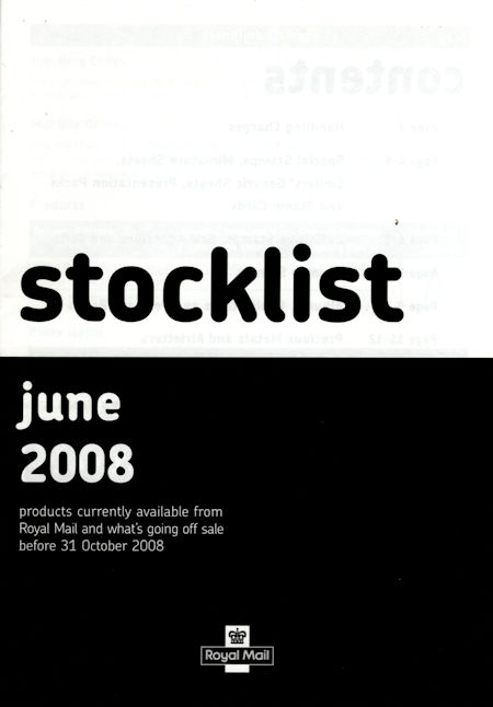 2008 Stock Lists from Collect GB Stamps