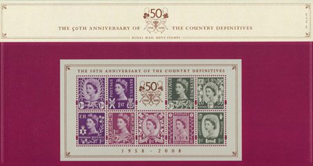50th Anniversary of the Country Definitives 2008