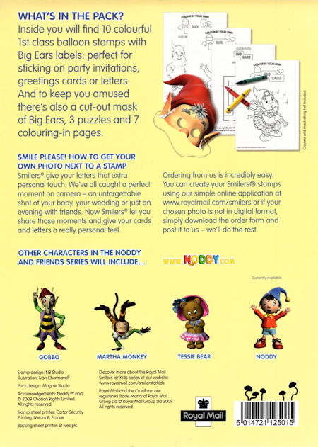 Reverse for Smilers for Kids - Noddy and Big Ears