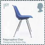 Design Classics 1st Stamp (2009) Polypropylene Chair by Robin Day